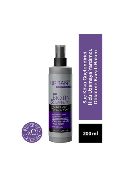 4 Adet Urban Care Expert Tonik Biotin Caffein 200 Ml