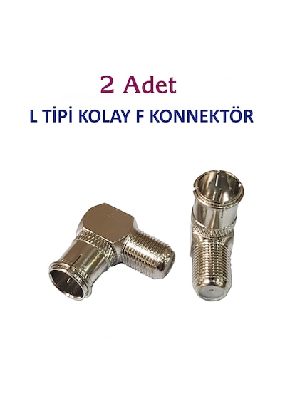 Divisat Görüntülü Hd Uydu Yön Bulucu + 2 Metre Özel Test Kablosu + 2 Adet L Tipi Kolay F Çevirici