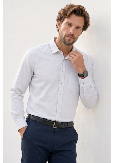 Tudors Erkek Regular Fit Klasik Kesim Oversize %100 Pamuk Keten Doku Yeşil Gömlek-42667 Tudors Erkek Regular Fit Klasik Kesim Oversize %100 Pamuk Keten Doku Yeşil Gömlek-42667