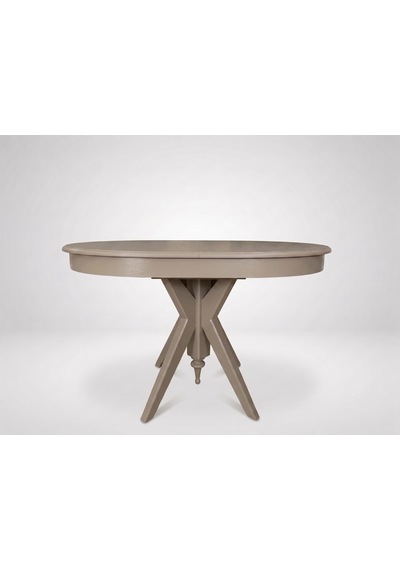 Vintera Açılır Oval Ahşap Mutfak Masası 80x120 Kapuçino