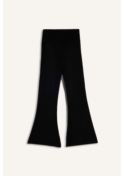 Defacto Kız Çocuk Beli Lastikli Flare Fit Pantolon F3823a825wnbk81 Siyah