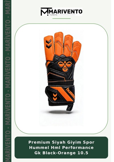 Marivento Premium Siyah Giyim Spor Hummel Hml Performance Gk Black-orange 10.5 Siyah - Turuncu