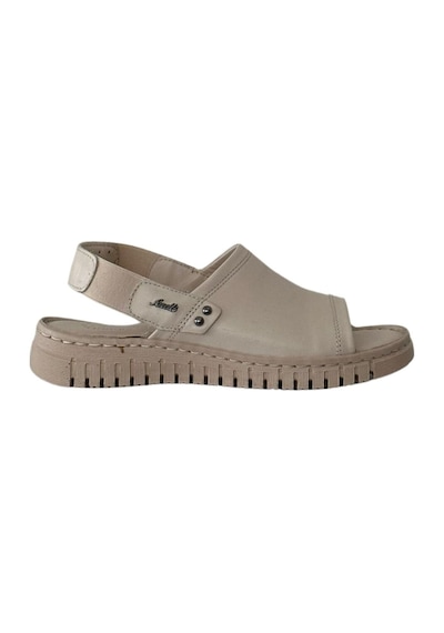 Forelli 38501 Gloria G Kadın Comfort Deri Sandalet  Bej