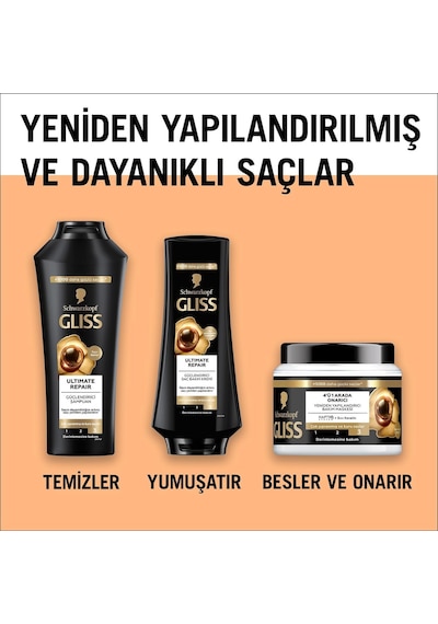 Ayrex Ultimate Repair Saç Bakım Maskesi 400ml, Çok Yıpranmış Ve Kuru Saçlar