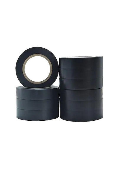 Akbant İzole Bant Eklektrik Bandı - 0.12 Mm X 19 Mm X 10 Yrd - Siyah - 10 Adet
