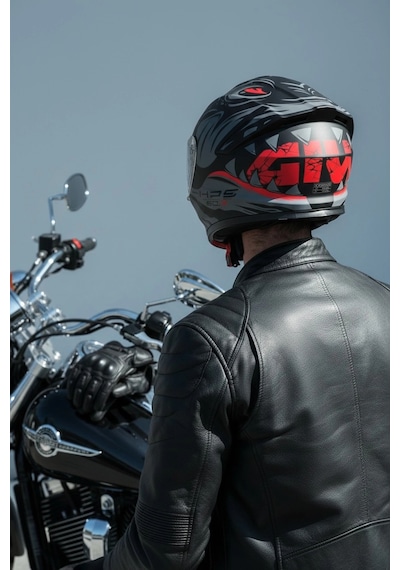 Gıvı 50.x Sharkbıte Mat  1 Renkli 1 Şeffaf Vizörlü Motosiklet Kask Gold Vizör + Şeffaf