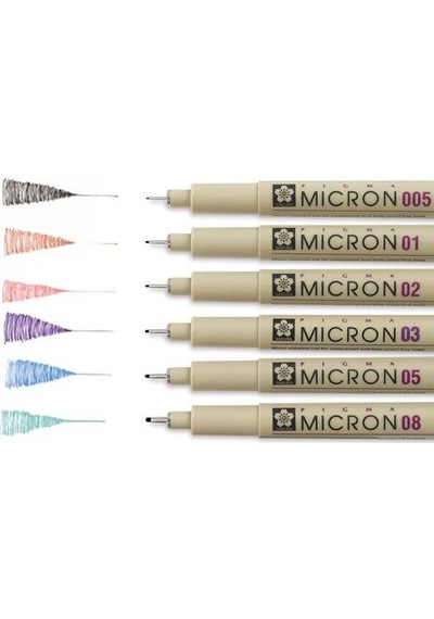 Sakura Pigma Micron Renkli Çizim Kalemi 0.4 MM Siyah