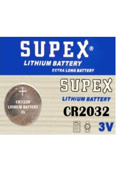 Supex Para Pil 3v Cr 2032 - 2 Adet