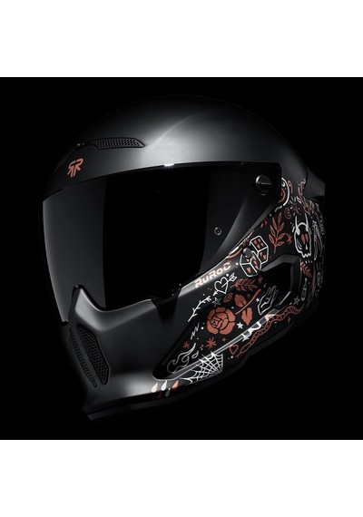 Ruroc At4.0 Street Inkwell Kapalı Kask Mat Siyah