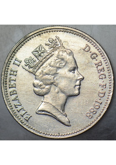Birleşik Krallık 10 Pence 1988 Kraliçe Iı. Elizabeth 24,5 Mm. İngiltere