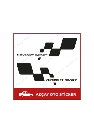 Chevrolet Sport Sticker Takım Set Chevrolet Sticker Oto Sticker