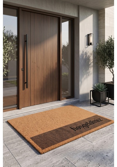 Villadia Home Textile Kapı Önü Paspası Kaymaz Taban Dekoratif Paspas Ev Giriş Antre İç Ve Dış Mekan Paspası 45x70 Cm 26ypycoco