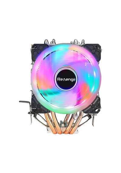 Cold Frost Rainbow Fanlı Intel Amd Uyumlu Bakır Borulu Cpu Soğutucu İşlemci Fanı Cold Frost 602 Diğer