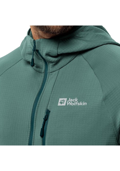 Jack Wolfskin Kolbenberg Hooded Fz Erkek Polar Ceket 4156 Çok Renkli