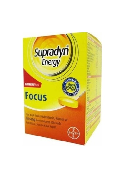 Supradyn Energy Focus Ginseng Multivitamin 30 Tablet