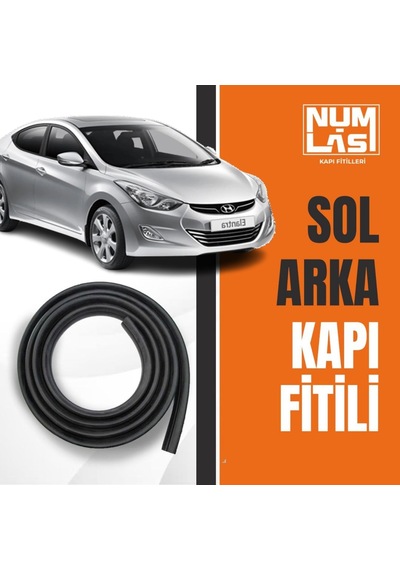 Hyundai Elantra 2010-2015 Sol Arka Kapı Fitili-a Kalite-numlas-nm6331