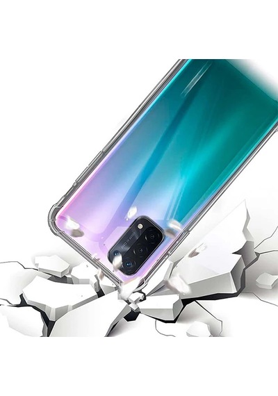 Oppo Reno A54 Kamera Korumalı Shockproof Darbe Emici Silikon Kılıf- 5775 Diğer