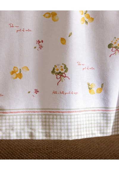 Monela %100 Pamuk Masa Örtüsü - Sarı - 160x160 Cm 8684427310120 Çok Renkli