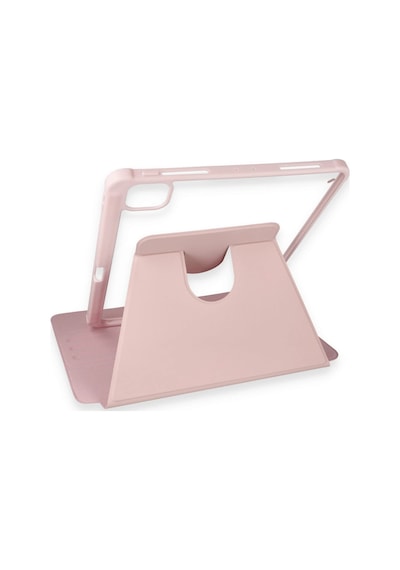 Apple İpad Pro 11 2021 Kılıf Ling 360 Kalemlikli Tablet Kılıf - Rose Gold Arka Kapak