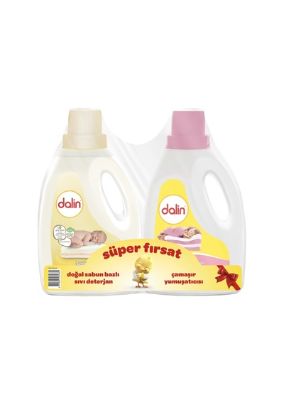 Dalin Çamaşır Deterjanı 1200 ML + Yumuşatıcı 1200 ML