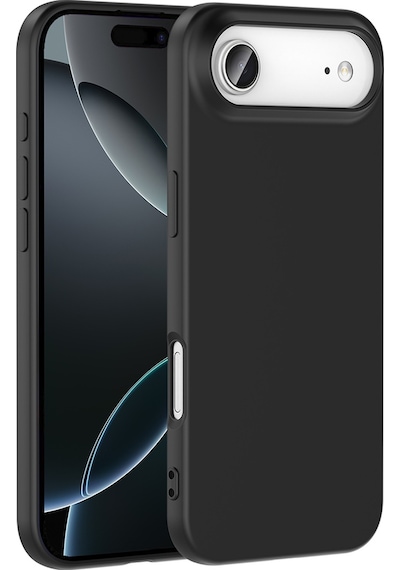 Ardemix Apple Uyumlu iPhone 17 Air Kılıf Zore Mara Lansman Kapak - Siyah Siyah