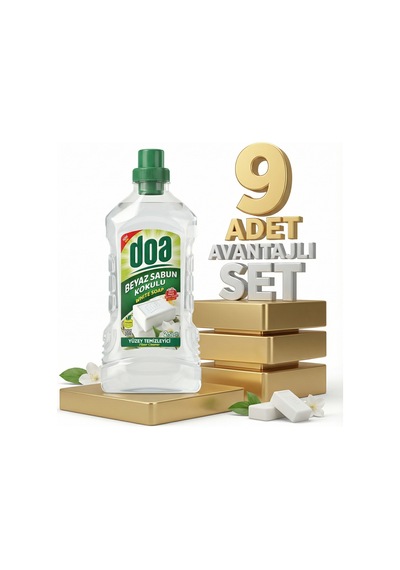 Doa Yüzey Temizleyici Beyaz Sabun 9x2,5 Lt Diğer