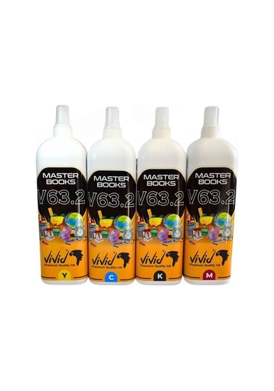 Vivid V63.2 Dye Mürekkep Seti 4 1 Litre Diğer