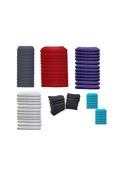 Kurulama Havlu 12lı Paket Çok Renkli