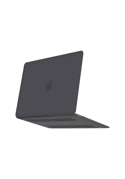 Apple Macbook Uyumlu Pro 14.2 2021 Apple Macbook Uyumlu Buzlu Kapak - Füme Evimdeyokyok
