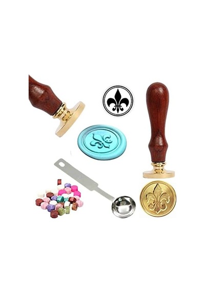Mektup Damga Mühürü Royal Seal + 30 Mühür Mumu + Eritme Kaşığı Diğer