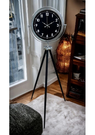 Prestige Krom Tripod Ayaklı Saat Çok Renkli