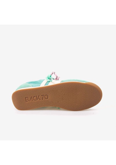 Back70 Kadın Bağcıklı Süet Spor & Sneaker Ayakkabı A26 Mavi