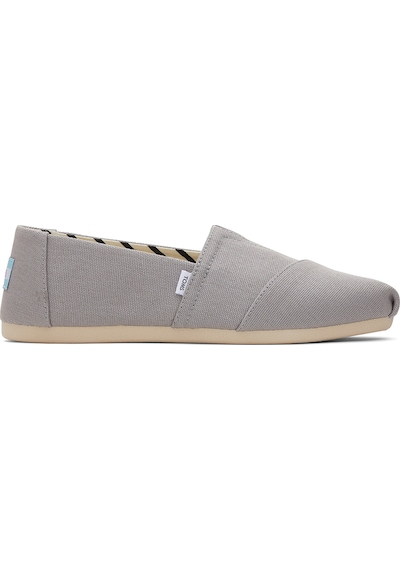 Espadril / Keten Kadın 10020858 Toms Alpargata Recycled Cotton Canvas Drizzle Grey Grey Gri
