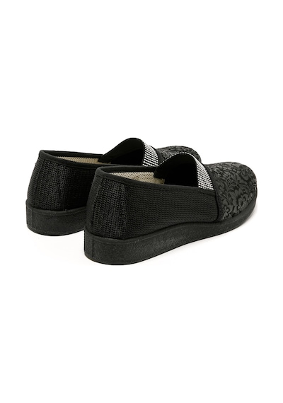 Sandalet Kadın 7827 Green Life Stretch Women's Footwear Black Siyah