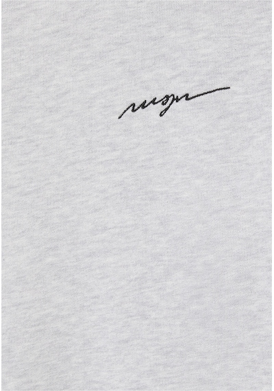 Msgm Çocuklar Için Logo Nakışlı Sweatshirt Gri