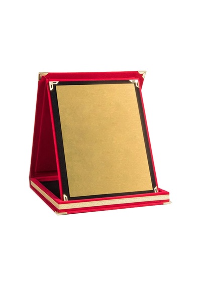 Boş Plaket 9X12 Cm Ve 12X16 Cm Ebatında Baskı Metali Ile Birlikte