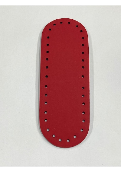 Karantuhafiye Çanta Tabanı / Mini Boy / 6x16,5 Cm Kırmızı Kırmızı