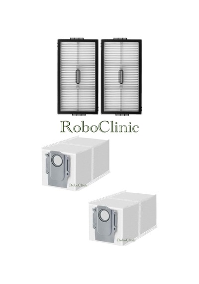 Roborock Saros 10r Robot Süpürge Uyumlu Yedek Hepa Filtre, Toz Torba 4 Parça