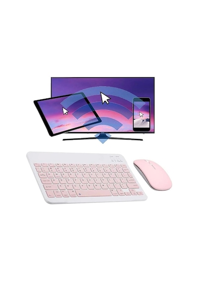 Alfa Mec Şarj Edilebilir Kablosuz Q Klavye Mouse Set