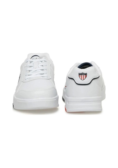 U S Polo Assn Andrei Erkek Ayakkabi Beyaz