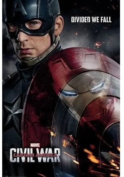 Maxi Poster Captain America Civil War Reflection