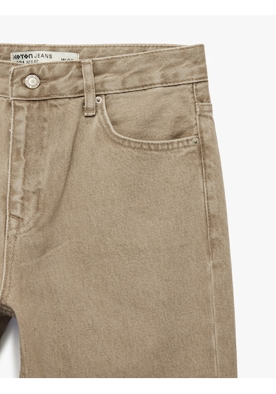 Koton Pamuklu Düz Paça Normal Bel Jean Pantolon - Straight Fit Jean Ovd 6sal40142md Ovd Koton Pamuklu Düz Paça Normal Bel Jean Pantolon - Straight Fit Jean Ovd 6sal40142md Ovd