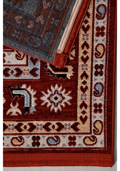 Anatolıa Halı Miras -kiremit -oturma Odası, Salon-kaymaz Taban - Kolay Temizlenebilir Çok Renkli