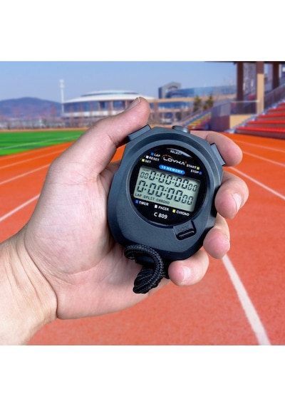 Loyka C809 El Tipi 10 Lap Hafızalı Dijital Kronometre