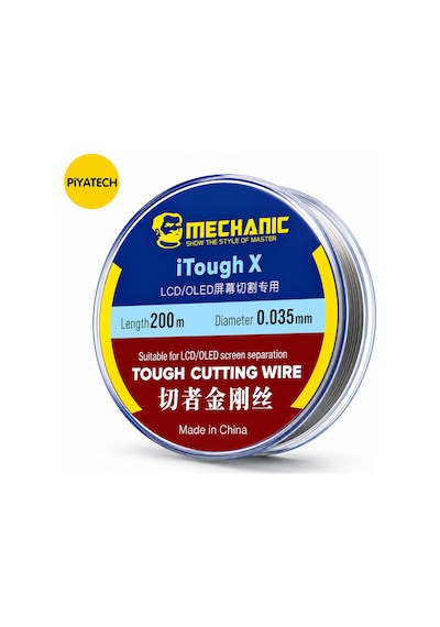 Lcd-ekran Ayırma Teli - 0.035mm 200 Metre - Karbon Steel Çelik Kesme Teli