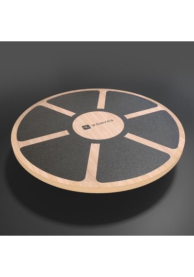 North Pacific Ahşap Denge Tahtası Pilates Tahtası 39.5cm Çok Renkli