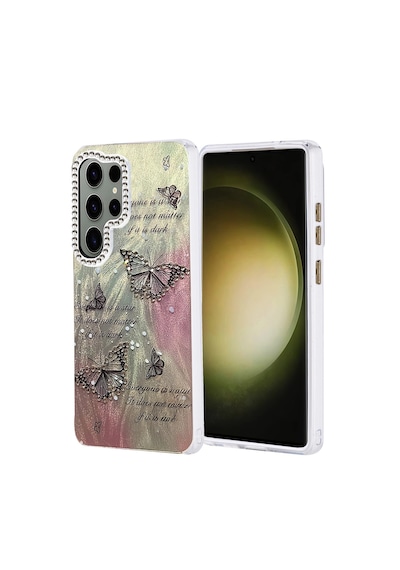 Samsung Uyumlu Galaxy S25 Ultra Kılıf Blade Aynalı Desenli Kapak - Desen 6 0.2M-Çok Renkli