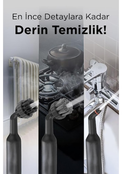 Torima CB-902A 1500 W 8 Aparatlı Buharlı Temizlik Makinesi