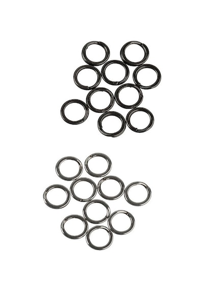 Savage Gear Split Rings SS+BLN 10+10 Halka (20'li Paket)