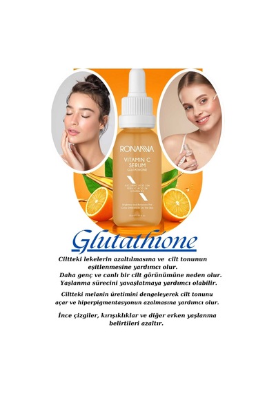 Ronanna Aydınlatıcı Vitamin C Serum İle Collagen Serum Genç Ve Işıltılı Bir Cilt